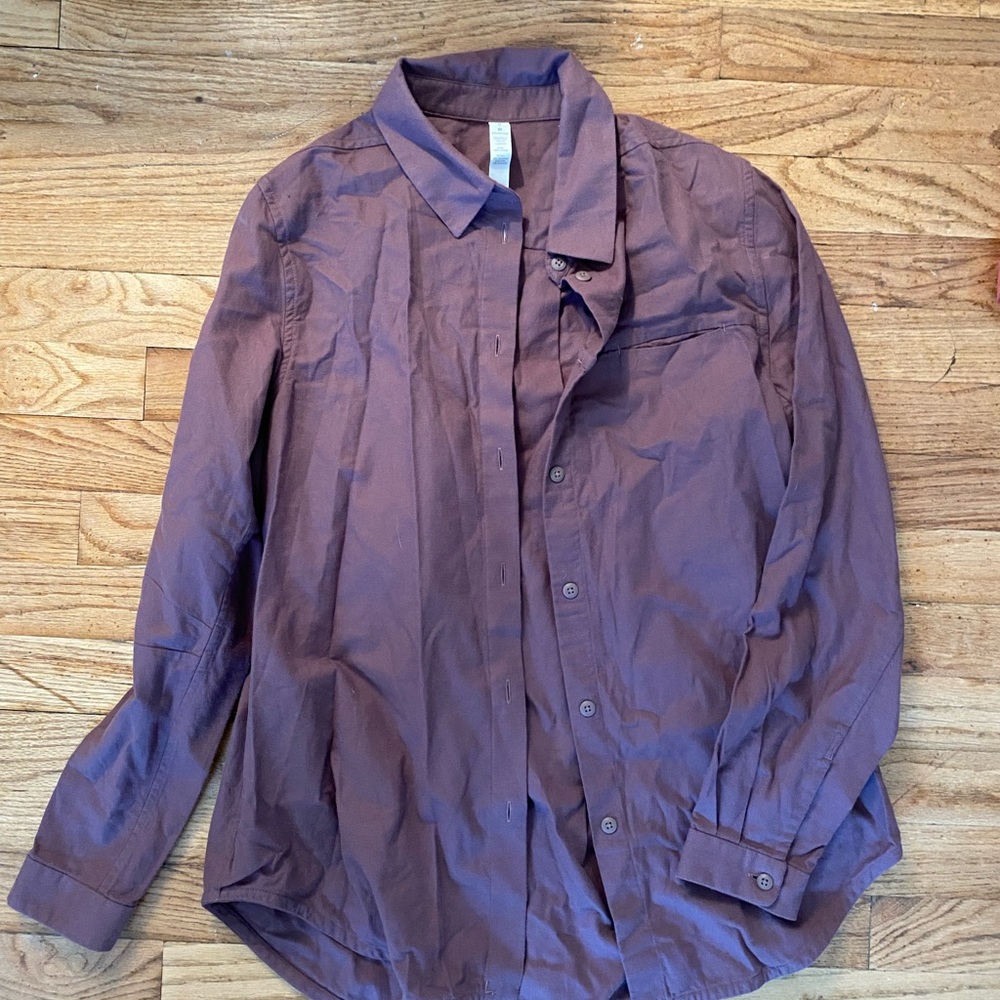 Lululemon relaxed button-down shirt